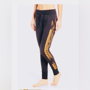 FP Movement Skinny Sweat Joggers, Black/brown, Size Small
